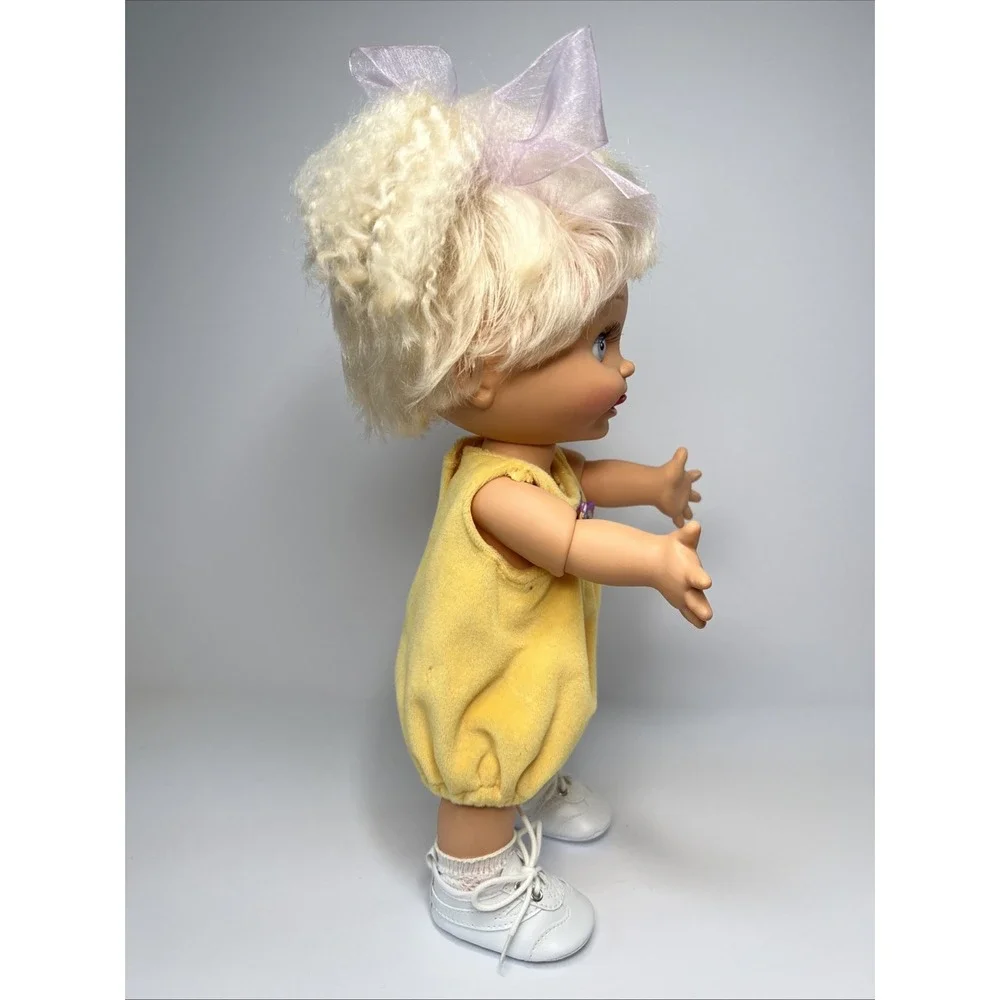 Vintage 1990 Galoob Baby Face So Delightful DeeDee #8 Doll Lavender Eyes